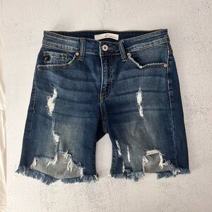 KanCan Distressed Jean Shorts size Small